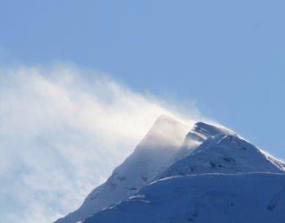 Gletscherbildung durch Sturmschnee