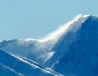 Gletscherbildung durch Sturmschnee